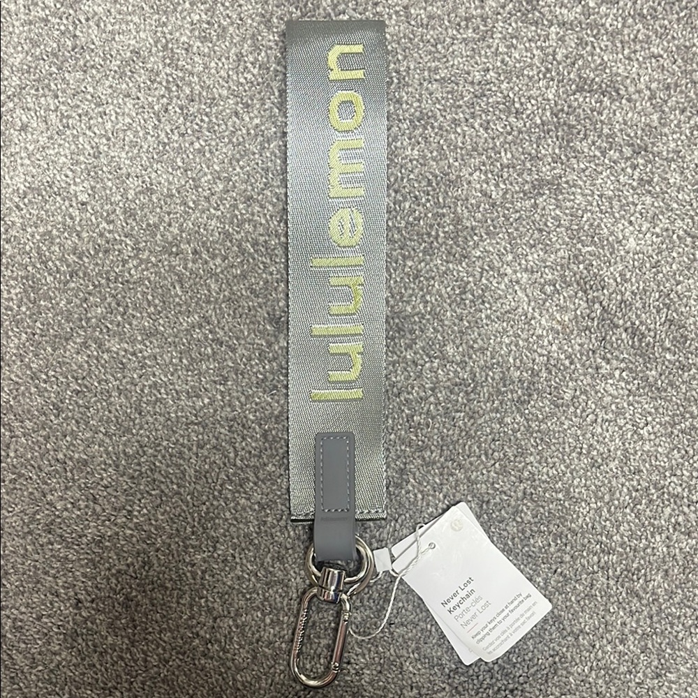Lululemon Gray Keychain